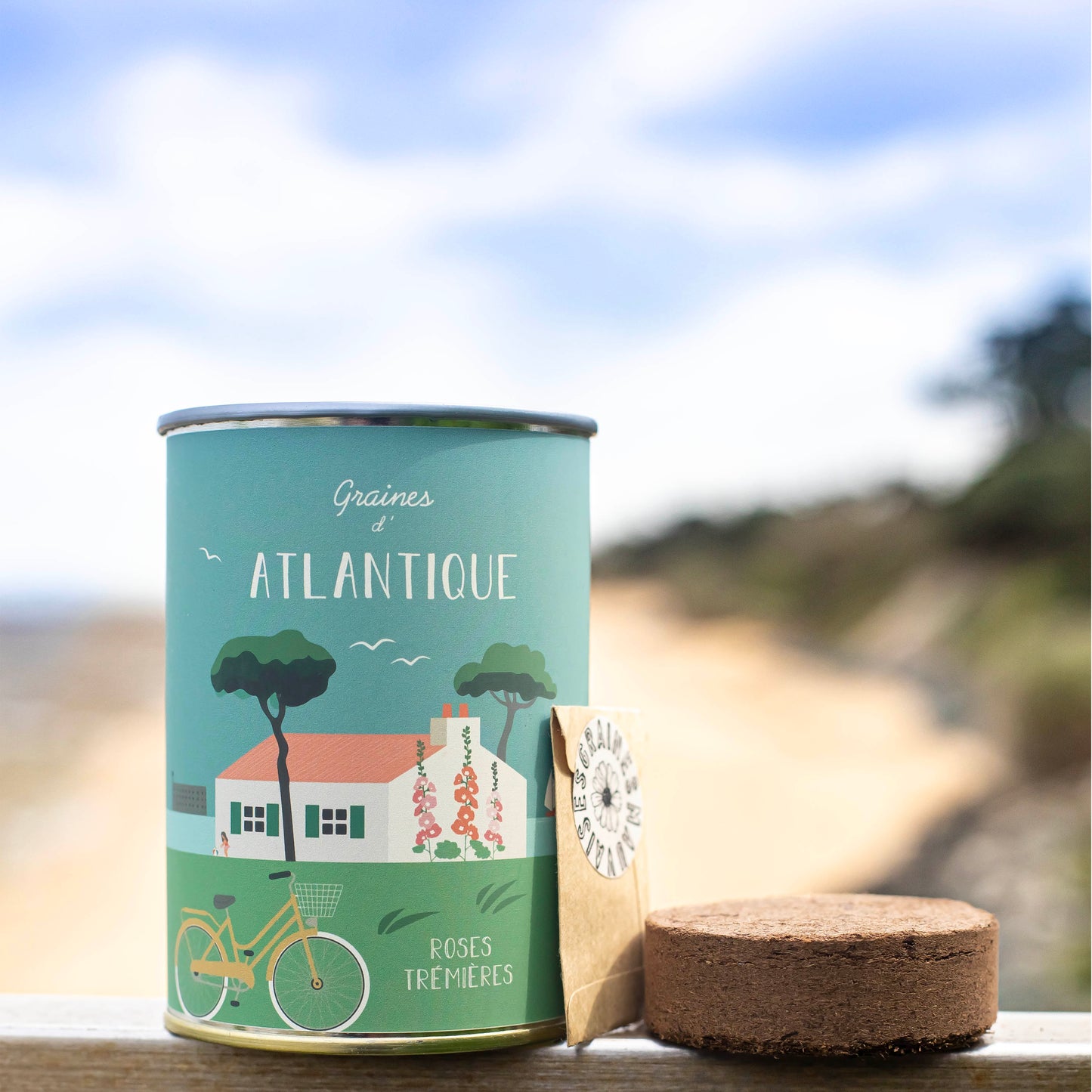 Kit à semer "Atlantique" - Graines de Roses Trémières MauvaisesGraines