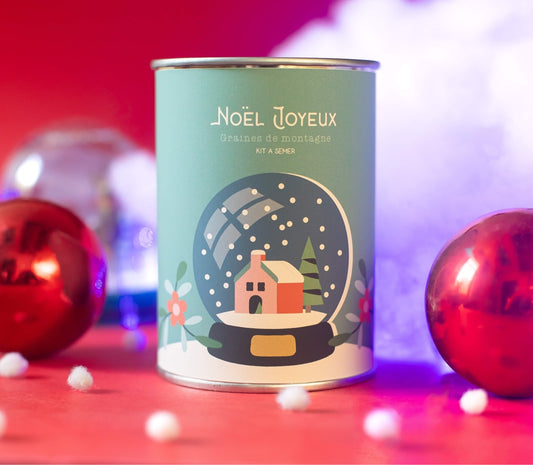Copie de Kit à semer "Noël Joyeux (brouette)" fabriqué en France MauvaisesGraines