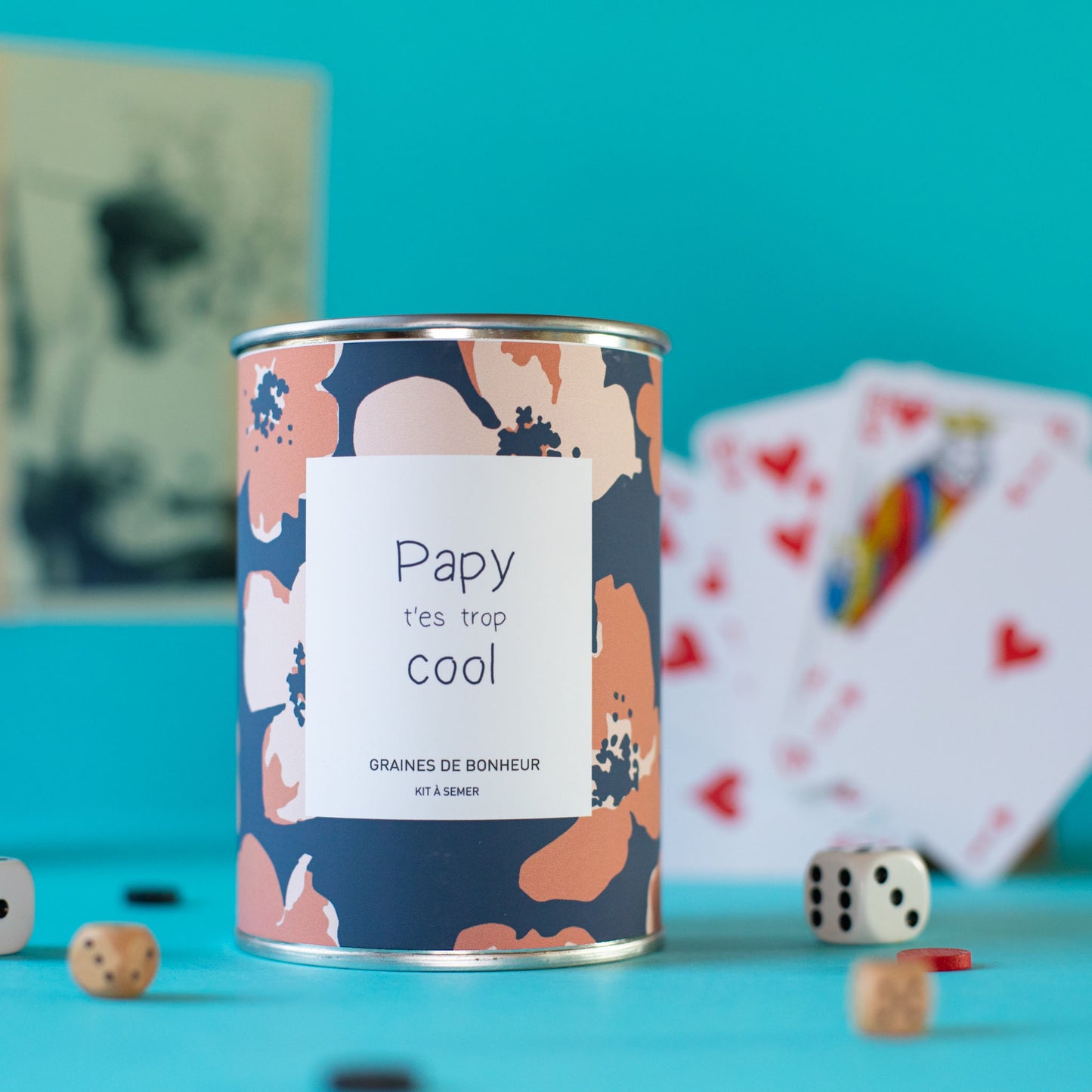 Kit à semer "Papy t'es trop cool" fabriqué en France