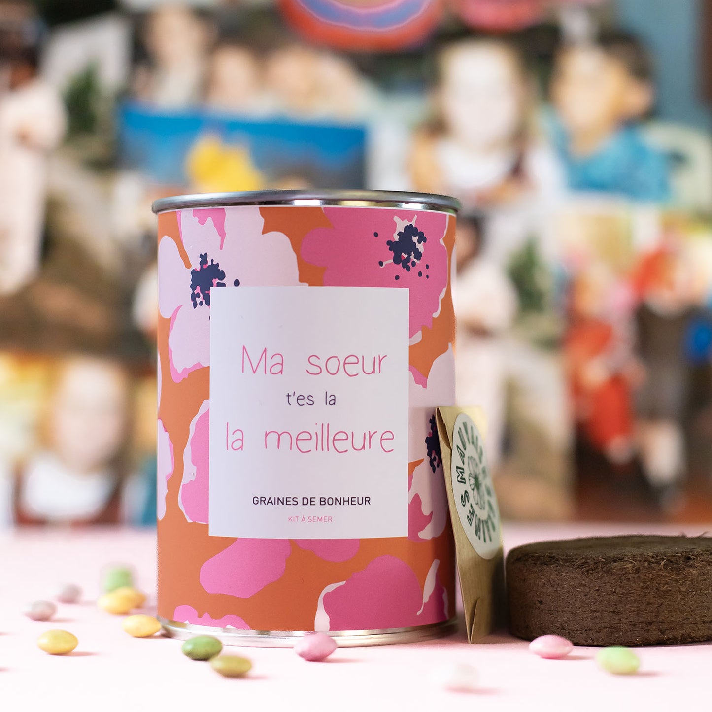 Kit à semer "Ma soeur t'es la meilleur" fabriqué en France