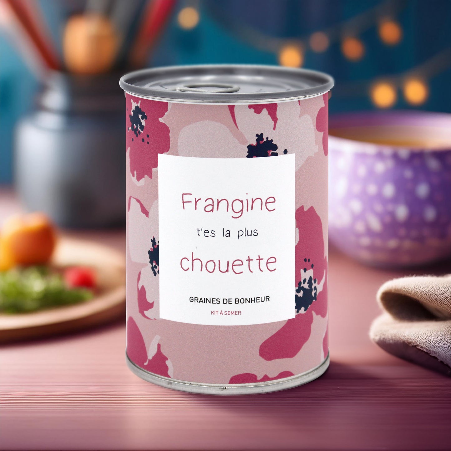 Kit à semer "Frangine t'es la plus chouette" fabriqué en France