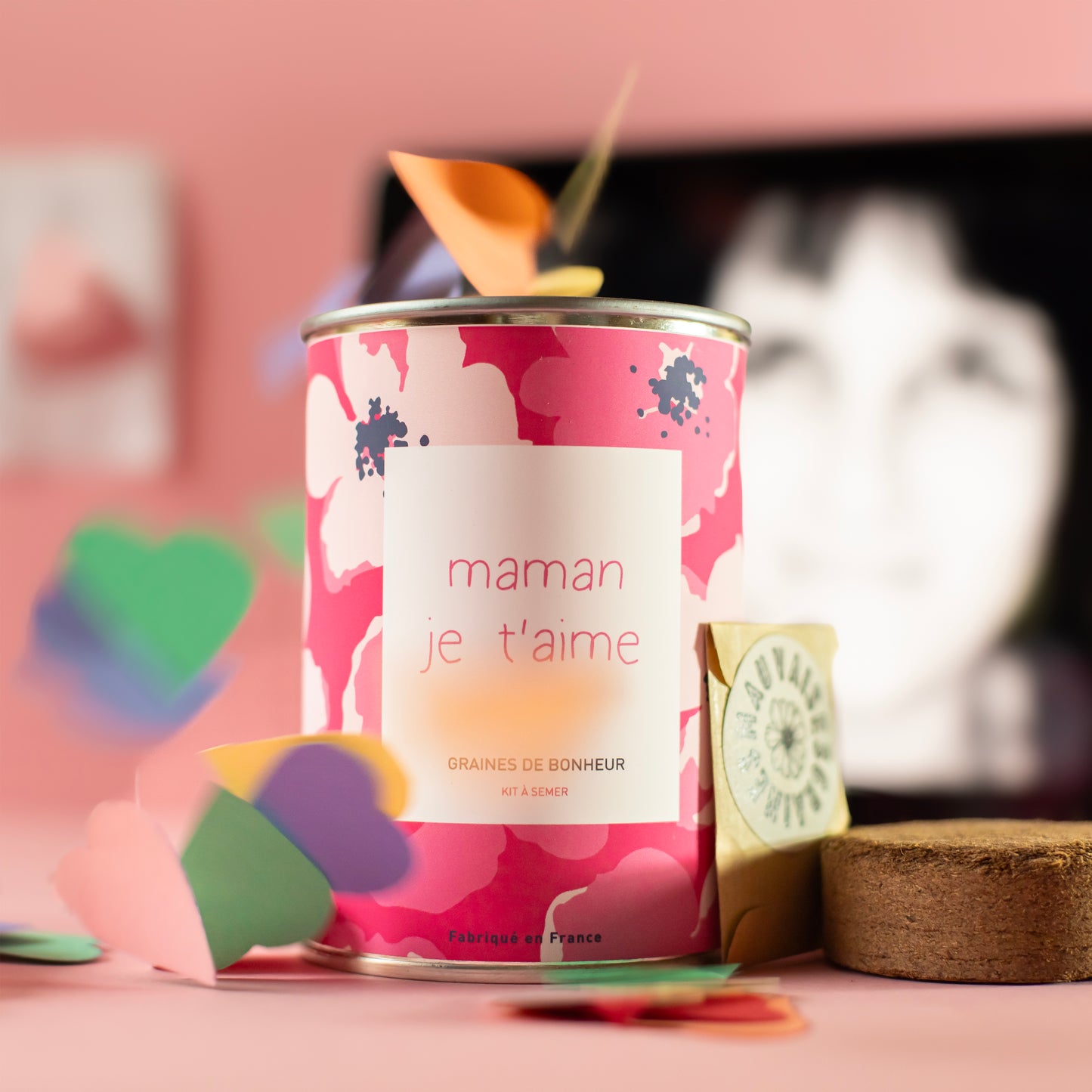 Kit à semer "Maman je t'aime" fabriqué en France